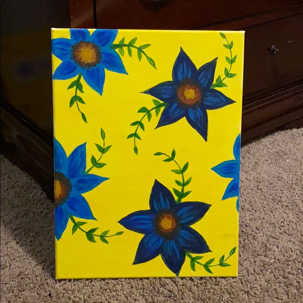 Canvas art 💛💙